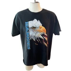 Sturgis North Dakota Black Hills Motorcycle Rally Black T-Shirt Size XL